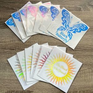 Custom Multi-use Holographic Decorative Decal Stickers